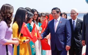 Thủ tướng Phạm Minh Chính tới Bắc Kinh, bắt đầu các hoạt động tại Trung Quốc.