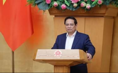 Thủ tướng chủ trì Phiên họp Chính phủ chuyên đề về xây dựng pháp luật tháng 5/2025.