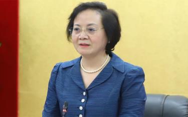 Bộ trưởng Nội vụ Phạm Thị Thanh Trà.