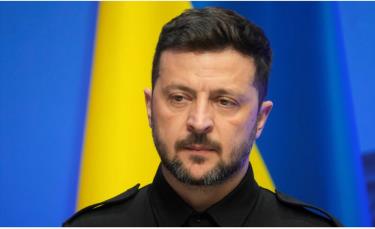 Tổng thống Ukraine Volodymyr Zelensky tại cuộc họp báo ở Litva hôm 2/6.