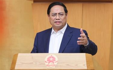 Thủ tướng Phạm Minh Chính chủ trì Phiên họp Chính phủ thường kỳ tháng 5/2025.