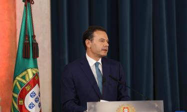 Thủ tướng Luis Montenegro phát biểu tại lễ nhậm chức của chính phủ mới ở Lisbon, Bồ Đào Nha vào ngày 5/6