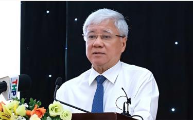 Ông Đỗ Văn Chiến, Chủ tịch Ủy ban Trung ương Mặt trận tổ quốc Việt Nam.