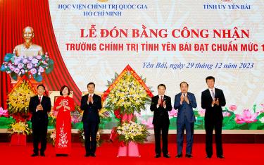 Trường Chính trị tỉnh Yên Bái được công nhận đạt chuẩn mức 1 năm 2023.
