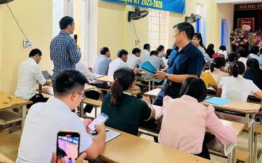 Lớp tập huấn quản lý, phát triển quyền sở hữu trí tuệ cho sản phẩm chủ lực và sản phẩm OCOP của huyện Văn Yên.