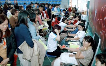 Hiến máu đã thu hút sự tham gia, hưởng ứng của đông đảo các tầng lớp nhân dân, trở thành nét đẹp văn hóa của mỗi cá nhân và cả cộng đồng.