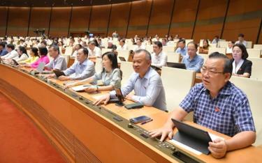 Quốc hội biểu quyết thông qua Luật Thuế tiêu thụ đặc biệt (sửa đổi).