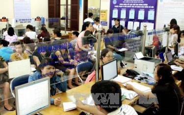 Giải quyết thủ tục hành chính BHXH tại bộ phận một cửa.