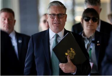 Thủ tướng Anh Keir Starmer dự phiên họp về Ukraine và NATO tại Hội nghị thượng đỉnh G7 ở Canada ngày 17/6/2025.