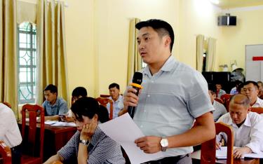 Cử tri huyện Mù Cang Chải nêu ý kiến, kiến nghị tại buổi tiếp xúc cử tri trước Kỳ họp thứ 24, HĐND tỉnh khóa XIX, nhiệm kỳ 2021-2026.