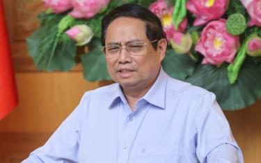 Thủ tướng Phạm Minh Chính chủ trì họp về chính quyền địa phương 2 cấp, tối 20/6.