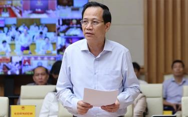 Bộ trưởng Dân tộc và Tôn giáo Đào Ngọc Dung phát biểu sáng 22/6.