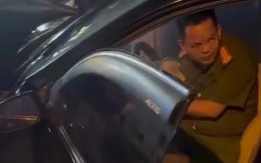 Ông P. điều khiển ô tô gây tai nạn khi có nồng độ cồn.
