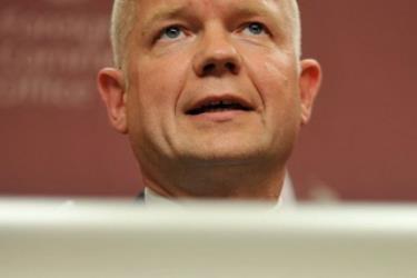 Ngoại trưởng Anh William Hague