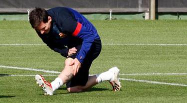 Messi đã có thể tập luyện bình thường trở lại
