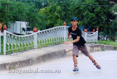 Trượt pa tin - môn thể thao nghệ thuật nhưng tiềm ẩn nhiều nguy hiểm.