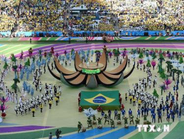 Toàn cảnh Lễ khai mạc FIFA World Cup 2014.