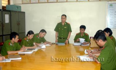 Công an thành phố Yên Bái triển khai các hoạt động chống cá độ trên địa bàn.