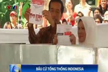 Lượng cử tri đi bỏ phiếu bầu Tổng thống Indonesia tăng đột biến