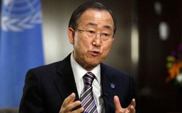 Tổng thư ký LHQ quốc Ban Ki-moon.