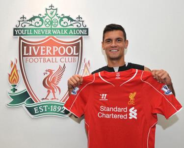 Dejan Lovren đã trở thành trung vệ đắt giá nhất lịch sử Liverpool.