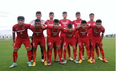 U15 Việt Nam tham dự chương trình giao hữu Nhật Bản-Mekong 2015.