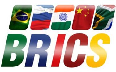 Quốc kỳ các nước trong BRICS.