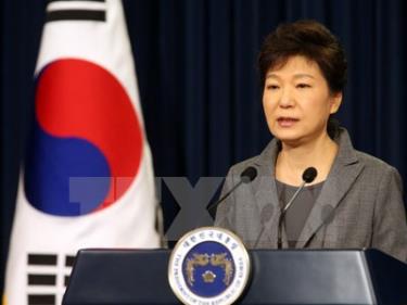 Tổng thống Hàn Quốc Park Geun-hye.
