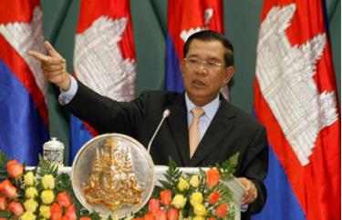 Thủ tướng Campuchia Hun Sen.