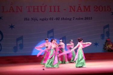 Tiết mục Công đoàn Đài Tiếng nói Việt Nam tham dự Liên hoan.
