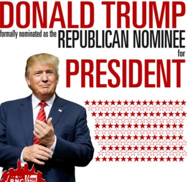 Ứng viên Tổng thống Mỹ Donald Trump đã vượt ải tại Đại hội của Đảng Cộng hòa.