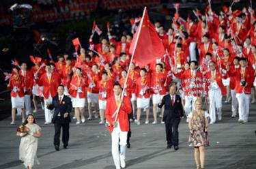 Đoàn thể thao Trung Quốc cử lực lượng hùng hậu đến Olympic Rio.