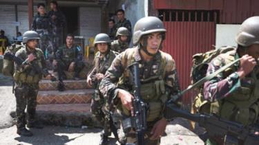 Quân đội Philippines trong cuộc giao tranh ở Marawi.