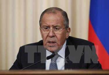 Ngoại trưởng Nga Sergei Lavrov.