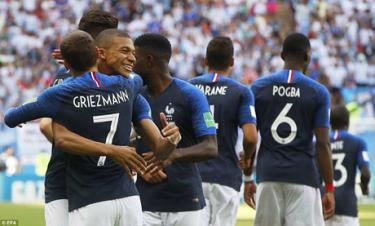 Pháp được đánh giá cửa trên với những ngôi sao như Griezmann, Mbappe và Pogba