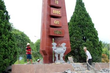 Công trình “Cải tạo, nâng cấp Nghĩa trang liệt sỹ huyện