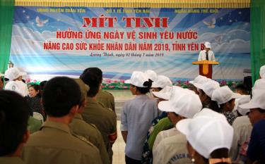 Quang cảnh buổi Lễ mít tinh.