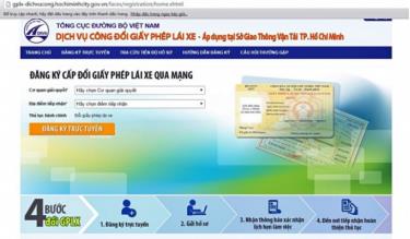 Sẽ triển khai thí điểm cấp GPLX và đổi GPLX qua mạng từ tháng 9 và chính thức từ tháng 11. Ảnh minh họa.
