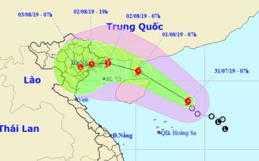 Bão số 3 có khả năng đổ bộ vào đất liền các tỉnh Quảng Ninh và Nam Định trong 2 ngày tới.