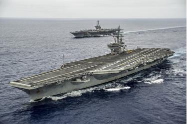 Tàu sân bay USS Ronald Reagan.