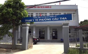 Trạm Y tế phường Cầu Thia vừa được đầu tư xây dựng khang trang, tạo điều kiện tốt nhất phục vụ công tác khám chữa bệnh.