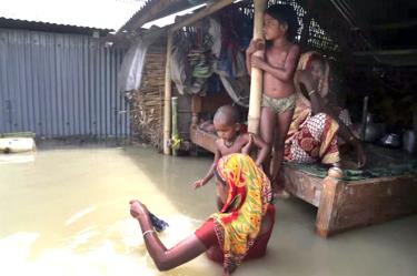 Ngập lụt nghiêm trọng tại bang Assam.