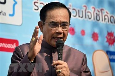 Thủ tướng Thái Lan Prayut Chan-o-cha phát biểu tại Bangkok, Thái Lan.