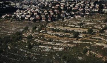 The Jewish settlement of Givat Zeev in West Bank.