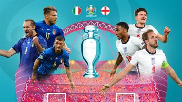 Italia đại chiến Anh ở chung kết EURO 2021.