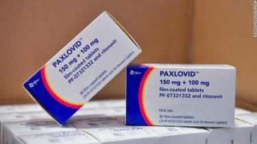 Thuốc viên COVID-19 Paxlovid của Pfizer được đóng gói ở Ascoli, Italy, ngày 16/11/2021.