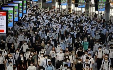 Nhà ga Shinagawa tại Tokyo, ngày 2/8/2021.