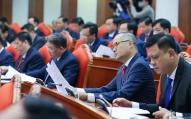 Các đại biểu tham dự Hội nghị Trung ương 5 khóa XIII.