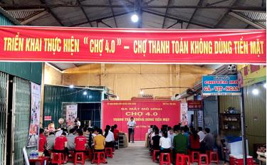 Văn Chấn thí điểm mô hình chợ 4.0