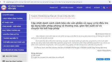 Chuyên mục tuyên truyền, phổ biến, giáo dục pháp luật trên Trang Thông tin điện tử của Sở Công Thương Yên Bái tại địa chỉ sctyenbai.gov.vn.